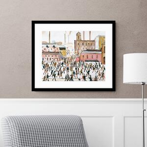 Going to Work 1959 Lowry Framed Print Multicoloured