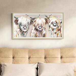 The Three Amigos Grande Framed Print Natural