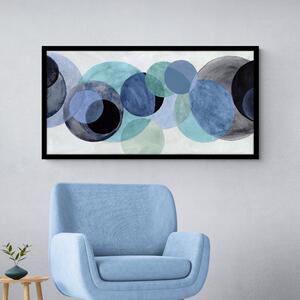 Dreamy Blues Framed Print Blue