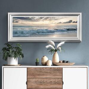 Soft Tides Framed Print Multicoloured