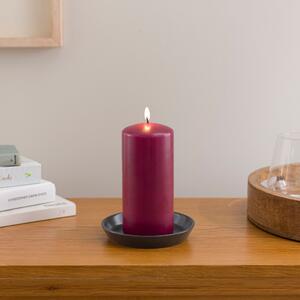 Coloured Pillar Candle Red