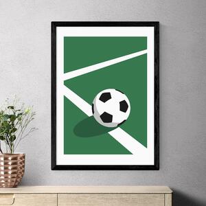 East End Prints Football Print By Rocket Jack Green