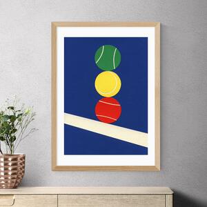 East End Prints a Perfect Match Print By Rosi Feist MultiColoured