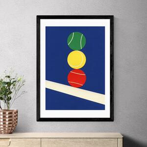 East End Prints a Perfect Match Print By Rosi Feist MultiColoured