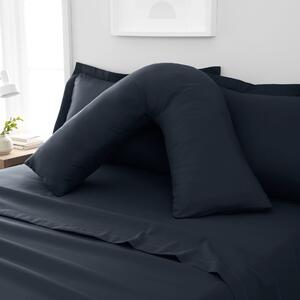 Fogarty Soft Touch V-shape Pillowcase Navy (Blue)