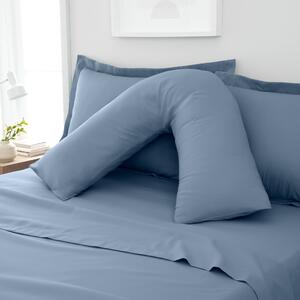 Fogarty Soft Touch V-shape Pillowcase Ashley Blue