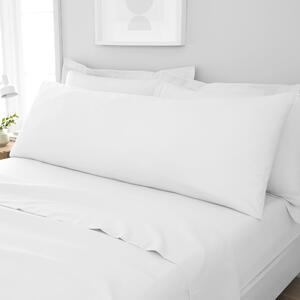 Fogarty Soft Touch Large Body Pillowcase White