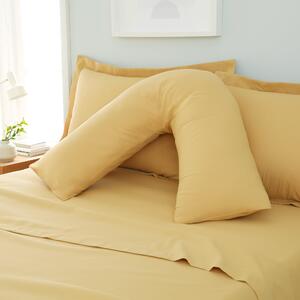 Fogarty Soft Touch V-shape Pillowcase Ochre