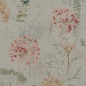 ILiv Country Journal Digitally Printed Fabric Blue Mist