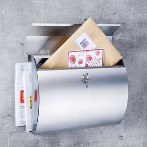 HI Letter Box with Newspaper Holder 38x13.3x30.4 cm Stainless Steel