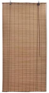 Bamboo Roller Blinds 2 pcs 100 x 160 cm Brown