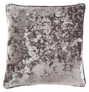 Crushed Velour Cushion Grey