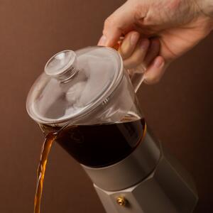 La Cafetière Verona 6 Cup Glass Espresso Maker 240ml Cream