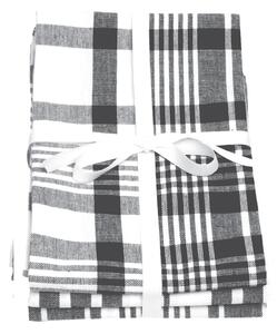Dexam Love Colour Set of 3 Extra Large Tea Towels Grey