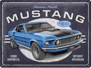 Metal sign Ford - Mustang - 1969 Mach 1, (40 x 30 cm)