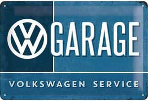 Metal sign Volkswagen VW - Garage, (30 x 20 cm)