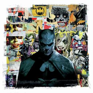 Art Poster Batman Dark in mind, (40 x 40 cm)