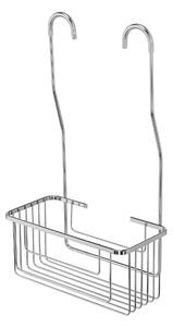 Rust-Free Hook Over Shower Caddy Silver