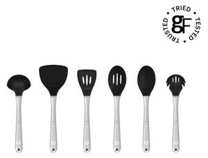 Good Food 6 Piece Utensil Set Black
