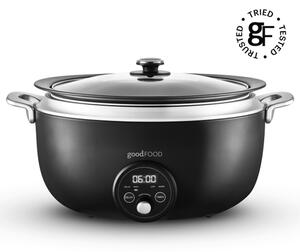 Good Food 6.5 Litre Digital Slow Cooker Stainless Steel