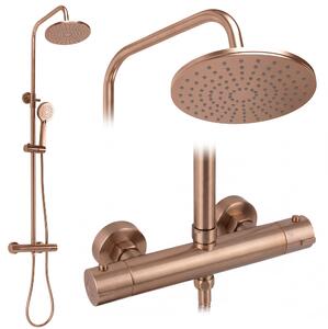 Shower set with thermostat Rea Parot Light Brush Copper