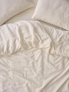 Pearl Linen Blend Duvet Cover | Single | Piglet in Bed