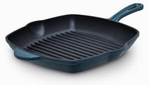 Nattura Cast Iron 26cm Grill Pan Teal