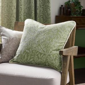 Morris & Co. Acorn Tonal Jacquard 50cm x 50cm Filled Cushion Sage
