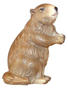 Marmot woodcarving