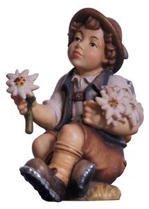 Little boy Peter with Edelweiss