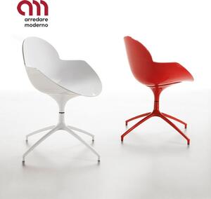 Chair Cookie Swivel with castors Infiniti Design