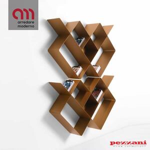 Modrian Bookcase Pezzani Composition with 2 Elements 75