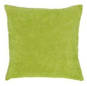 Chenille Spot Filled Cushion 17x17 Green