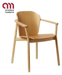 Finn all wood Chair Scab Design with armrests