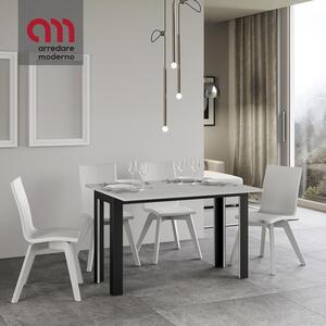 Linea double Itamoby table anthracite frame