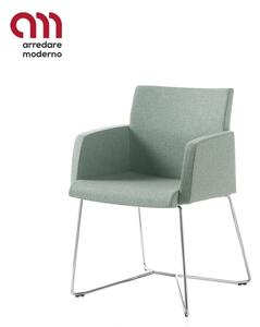 Kribio Kastel sled frame armchair