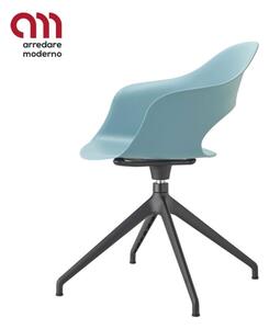 Lady B Scab Design swivel chair with technopolymer shell