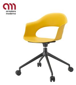 Lady B Scab Design chair with wheels and technopolymer shell