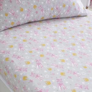 Bedlam Ballet Dancer Single Bed Linen Fitted Sheet Pink