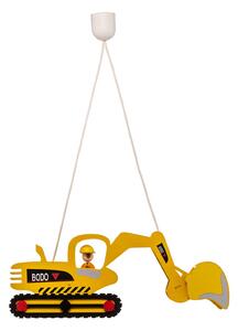 Bodo hanging light in the shape of a digger