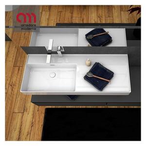 Kiub Hidra Ceramica bathroom sink with side top