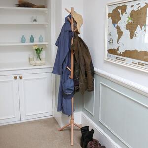 Harbour Housewares Wooden Coat Stand