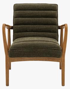 Scott Armchair in Green Boucle