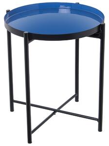 Side table Alexandra House Living Blue Black 50 x 52 x 50 cm