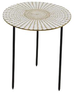 Side table Alexandra House Living Black Golden 41 x 50 x 41 cm