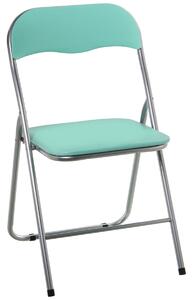 Folding Chair Alexandra House Living Blue 44 x 78 x 46 cm