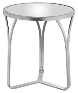 Side table Alexandra House Living Transparent Silver 54 x 59 x 54 cm