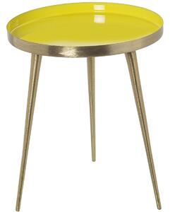 Side table Alexandra House Living Yellow Golden 38 x 43 x 38 cm