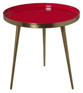 Side table Alexandra House Living Red Golden 46 x 46 x 46 cm