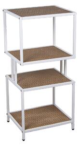 Shelves Alexandra House Living White Brown Metal 42 x 90 x 35 cm